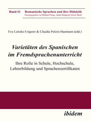 cover image of Varietäten des Spanischen im Fremdsprachenunterricht